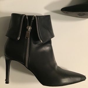 Saint Laurent fold over ankle boot